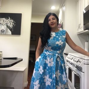 Vintage Hawaiian print dress